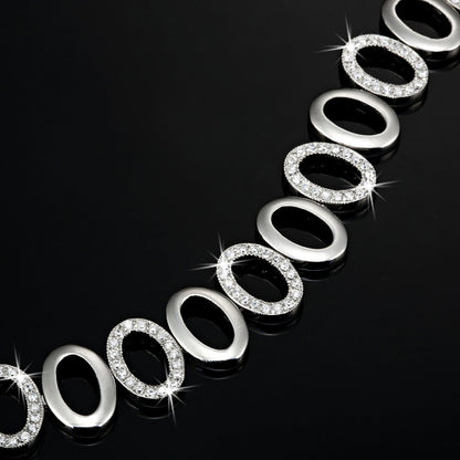 Tennis Bracelet Featuring 144 Crystals by Swarovski