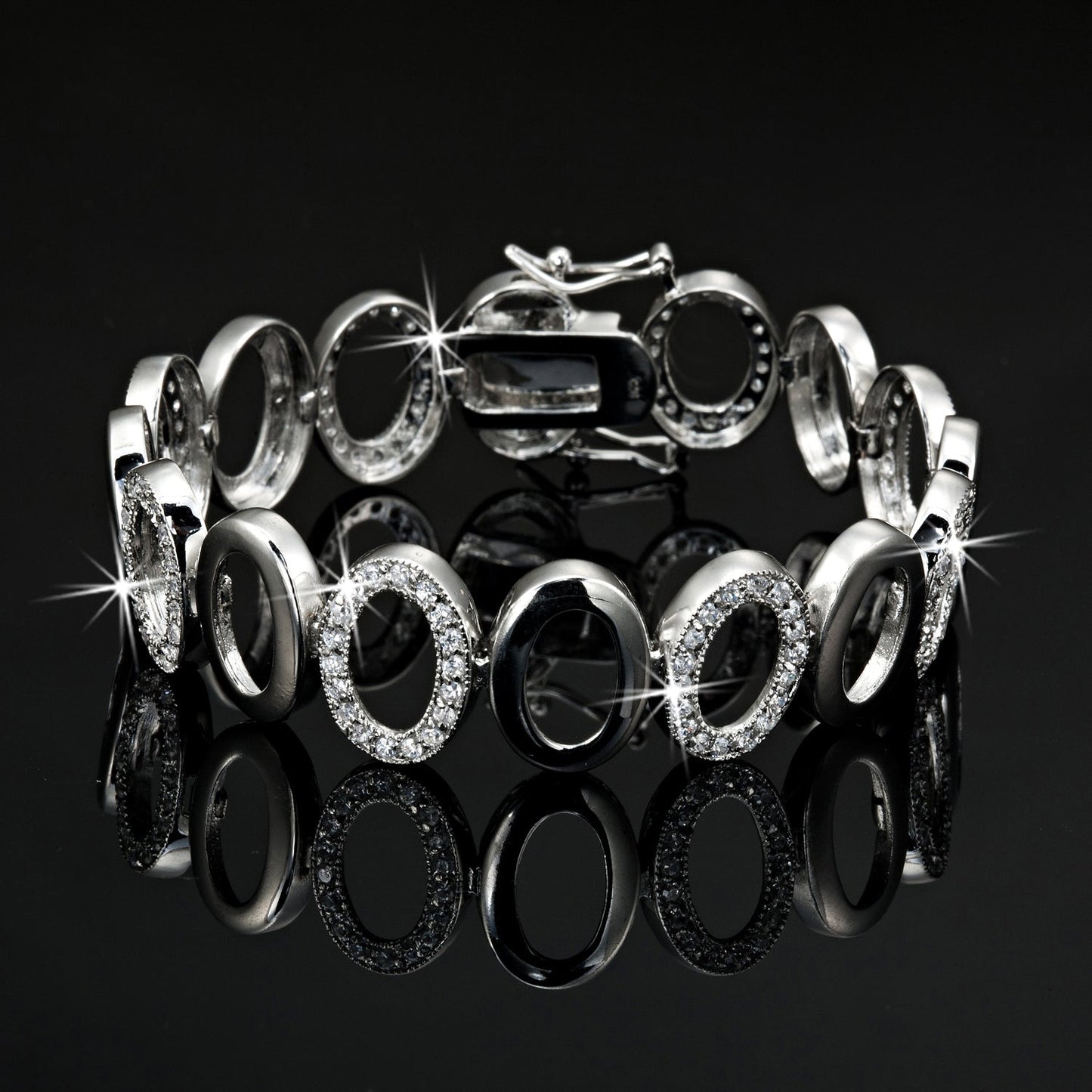 Tennis Bracelet Featuring 144 Crystals by Swarovski